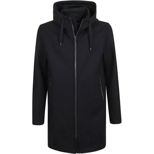 Scuba Parka With Drawstring Hood And Zip Pockets - Größe 48 - Herno - Modalova