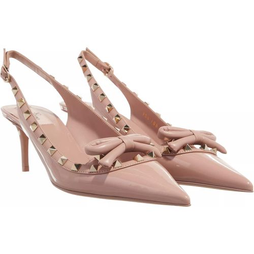 Pumps & High Heels - Rockstud Bow Leather Pumps - Gr. 38 (EU) - in - für Damen - Valentino Garavani - Modalova