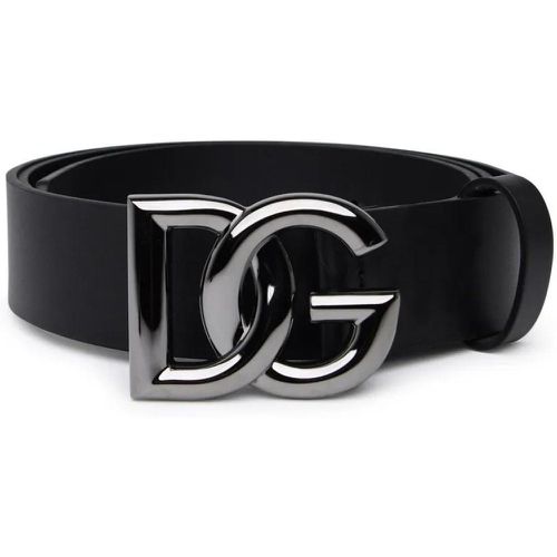 Gürtel - Black Leather Belt - Gr. 100 - in - für Damen - Dolce&Gabbana - Modalova