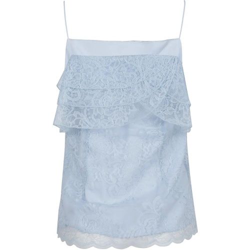 Top Strap Lined Lace Top - Größe 40 - Ermanno Scervino - Modalova