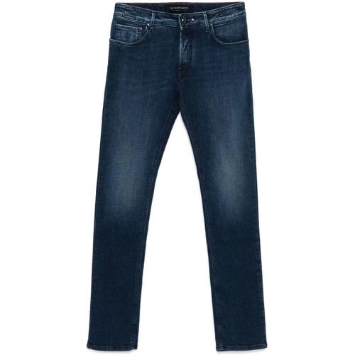 Indigo Blue Stretch-Cotton Ravello Denim - Größe 31 - Handpicked - Modalova