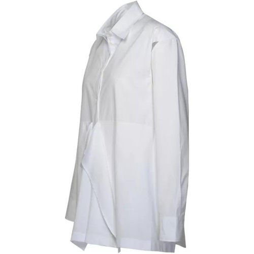 Peplum' White Cotton Shirt - Größe 4 - white - J.W.Anderson - Modalova