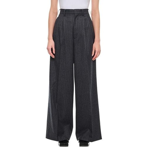 Wool Stripe Straight Leg Pants - Größe S - Junya Watanabe - Modalova