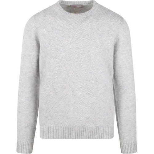 Herringbone Plain Cashmere Resort Sweater - Größe 50 - Herno - Modalova