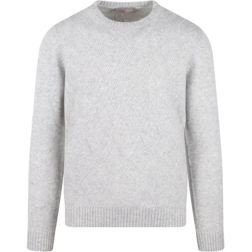 Herringbone Plain Cashmere Resort Sweater - Größe 54 - Herno - Modalova