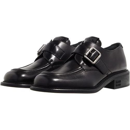 Sneaker - Buckle Leather Sneakers - Gr. 37 (EU) - in - für Damen - Miu Miu - Modalova