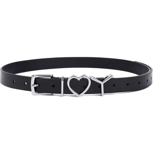 Gürtel - Y Heart 25Mm Black Cow Leather Belt - Gr. ONE SIZE - in - für Damen - Paris Best - Modalova