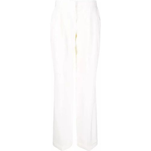 White Wide-Leg Tailored Pants - Größe 40 - white - alexander mcqueen - Modalova