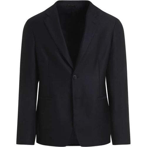 Ultramarine Blue Virgin Wool Blazer - Größe 50 - Giorgio Armani - Modalova