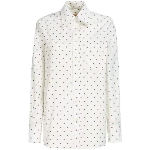 White Polka Dots Shirt - Größe 40 - white - Marni - Modalova