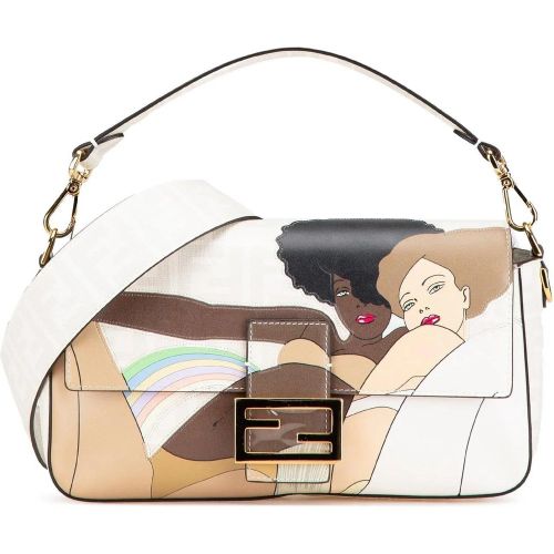 Shopper - Zucca Graphic Print Coated Canvas Bikini Girls Bag - Gr. unisize - in - für Damen - Fendi - Modalova