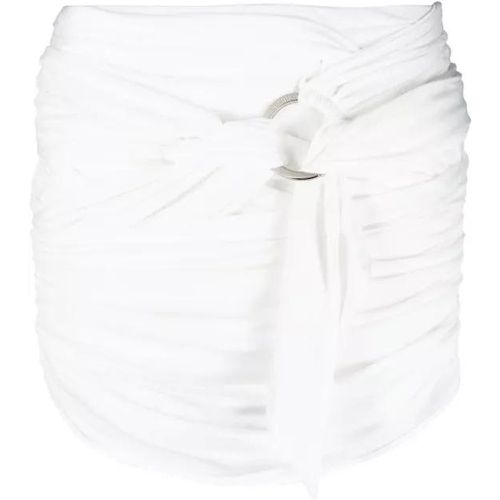 Fran White Mini Skirt - Größe 42 - white - The Attico - Modalova