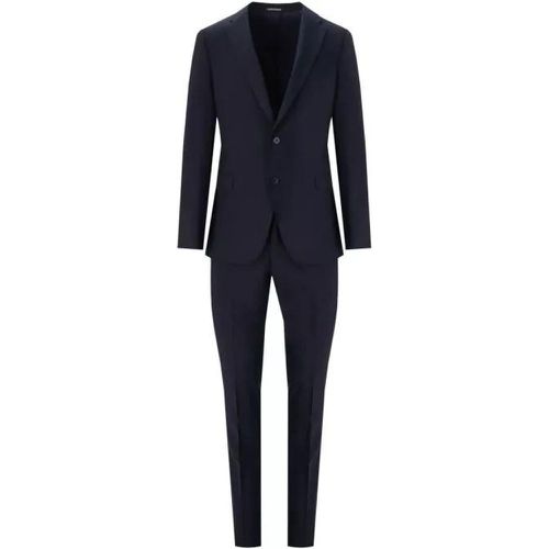 Blue Single Breasted Suit - Größe L - blue - Emporio Armani - Modalova