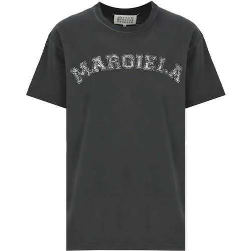 T-Shirt With Logo - Größe L - Maison Margiela - Modalova