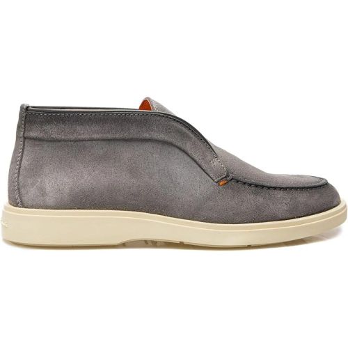 Loafer - Half Hoge Instapper Grijs - Gr. UK_10 - in - für Damen - Santoni - Modalova