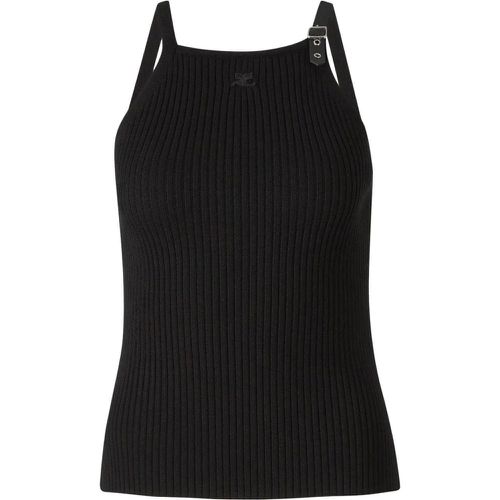 Ribbed Knit Top - Größe L - Courrèges - Modalova