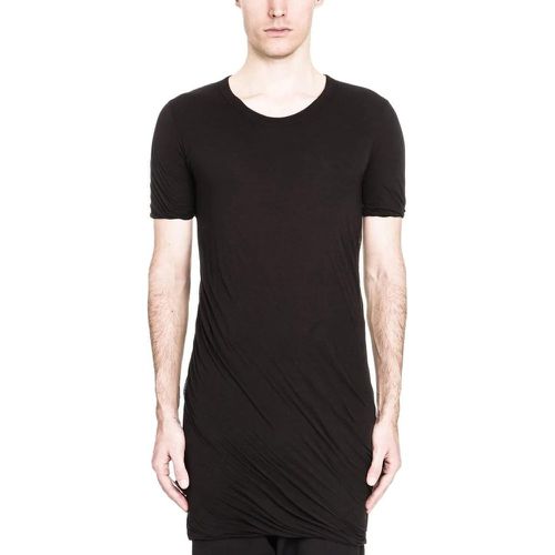 T-shirt double manches courtes noir Double tee Ric - Größe S - Rick Owens - Modalova