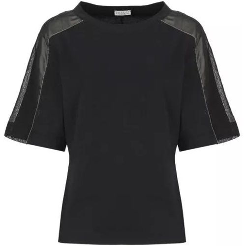 Cotton T-Shirt - Größe XS - black - BRUNELLO CUCINELLI - Modalova