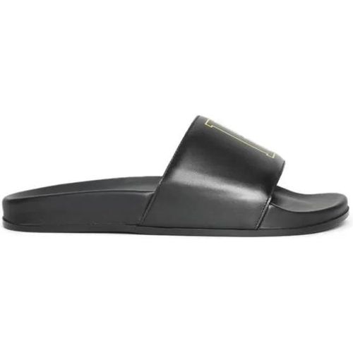 Loafer - Logo-Print Leather Slides - Gr. 12 - in - für Damen - Rhude - Modalova