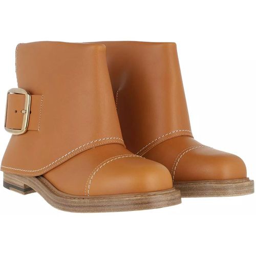 Boots & Stiefeletten - Buckled Ankle Boots Leather - Gr. 40 (EU) - in - für Damen - alexander mcqueen - Modalova