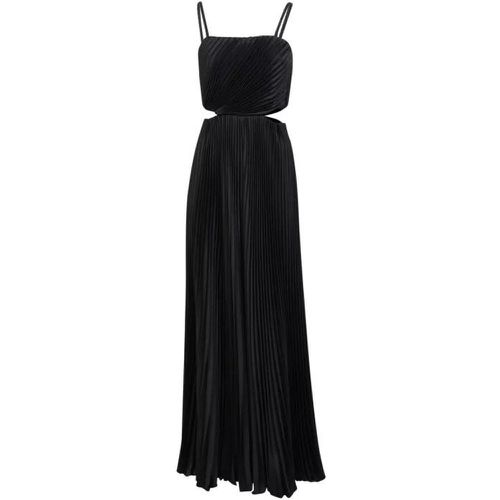 Black Pleated Cut-Out Jumpsuit - Größe 2 - black - alice + olivia - Modalova