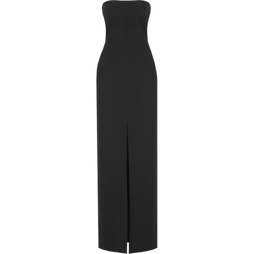 Straight Neckline Black Evening Dress - Größe 10 - Solace London - Modalova