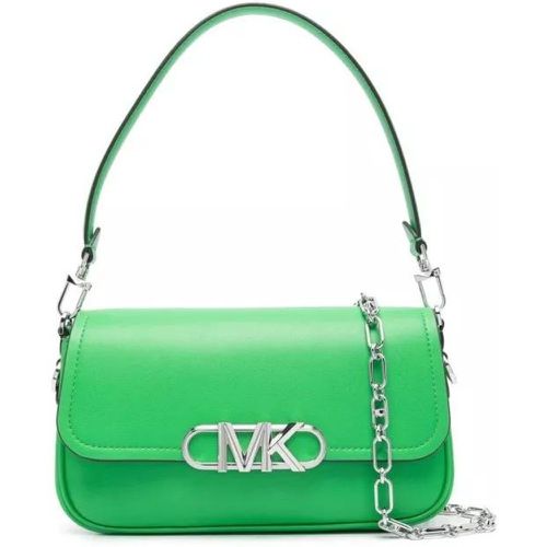 Umhängetaschen - Green Parker Medium Shoulder Bag In Leather - Gr. unisize - in - für Damen - Michael Kors - Modalova