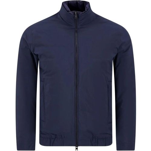 Men Cloud Lewis Bomber Melton Blue - Größe L - Woolrich - Modalova