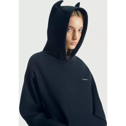 Schwarzer Evil Hoodie - Größe L - Coperni - Modalova