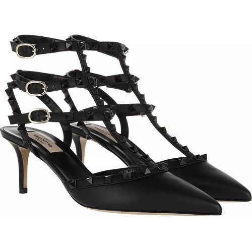 Pumps & High Heels - Rockstud Ankle Strap Pumps Leather - Gr. 39 (EU) - in - für Damen - Valentino Garavani - Modalova