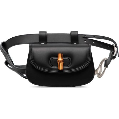Bauchtaschen - Mini Leather Bamboo 1947 Belt Bag - Gr. ONE SIZE - in - für Damen - Gucci - Modalova