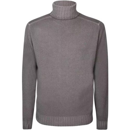 Wool And Cashmere Pullover - Größe 50 - gray - Dell'oglio - Modalova
