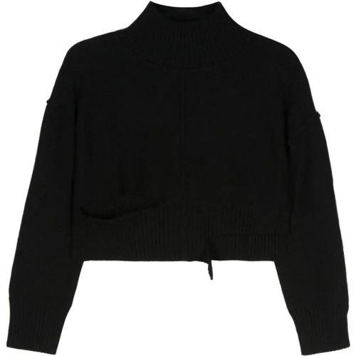 Cropped Wool Sweater - Größe L - MM6 Maison Margiela - Modalova