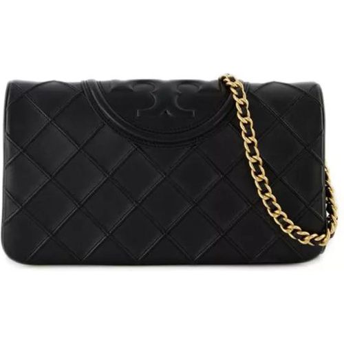Crossbody Bags - Fleming Soft Clutch Handbag - Black - Leather - Gr. unisize - in - für Damen - TORY BURCH - Modalova