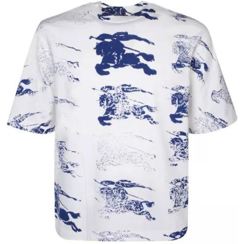 Cotton T-Shirt - Größe L - white - Burberry - Modalova