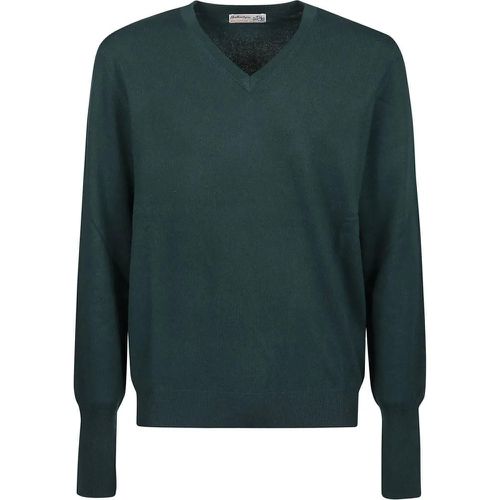 V-neck Sweater Green - Größe 48 - Ballantyne - Modalova