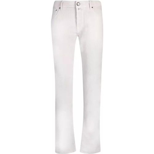 Mid-Rise Jeans - Größe 32 - white - Jacob Cohen - Modalova