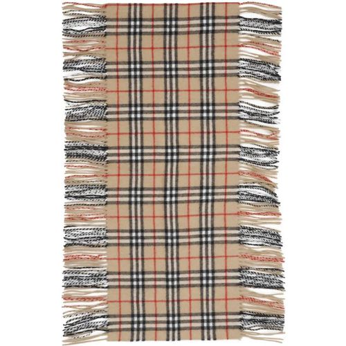 Tücher & Schals - Fringe Check Cashmere Scarf - Gr. unisize - in - für Damen - Burberry - Modalova