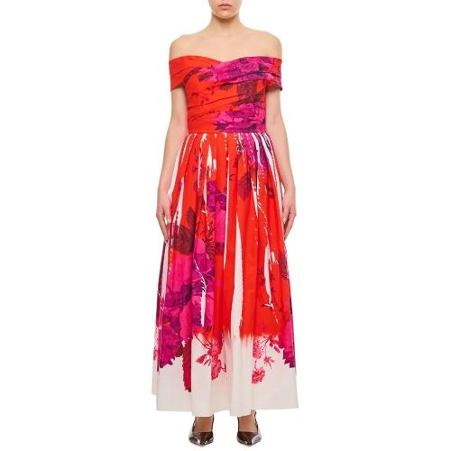 Off Shoulder Full Skirt Cocktail Dress - Größe 8 - Erdem - Modalova