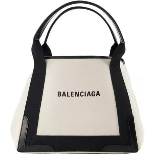 Totes - Navy Cabas S Bag - Natural/ Black - Canva - Gr. unisize - in - für Damen - Balenciaga - Modalova