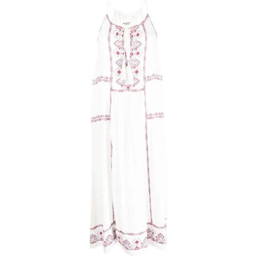 White Embroidered Cotton Dress - Größe 36 - Etoile Isabel Marant - Modalova