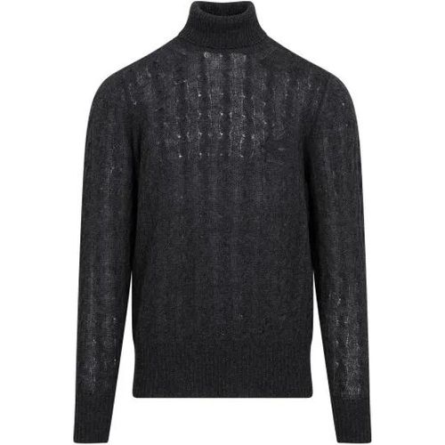 Blue Cashmere Turtleneck Sweater - Größe M - ETRO - Modalova