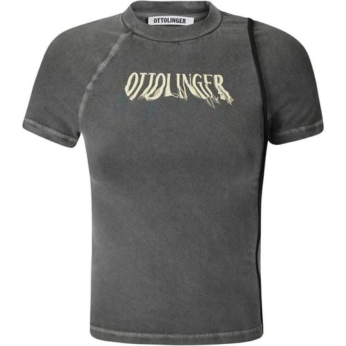 Slim Fit Logo T-Shirt - Größe M - Ottolinger - Modalova