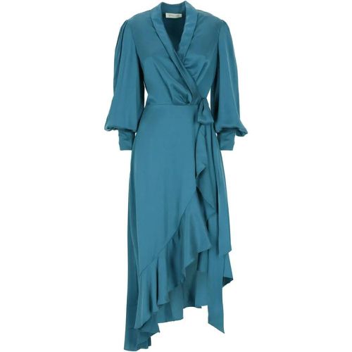 Light Blue Silk Dress - Größe 44 - blau - Zimmermann - Modalova