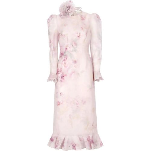 Crush Flower Midi Dress - Größe 42 - Zimmermann - Modalova