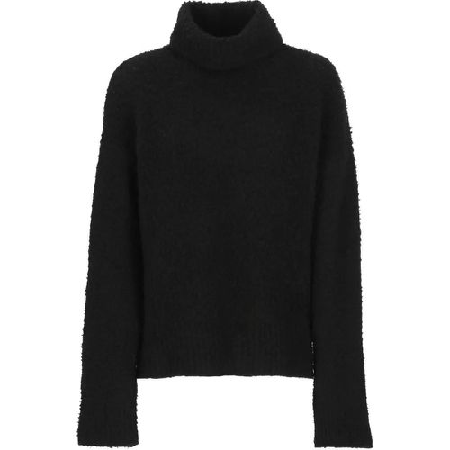 Black Wool Blend Sweater For - Größe M - Uma Wang - Modalova