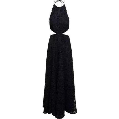 Doro' Long Black Dress With Cut-Out And Halter Nec - Größe M - black - Sabina Musayev - Modalova