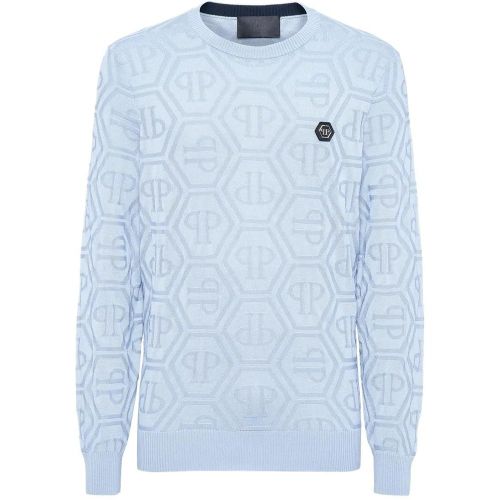 Rundhalspullover Monogram - Größe 4XL - Philipp Plein - Modalova