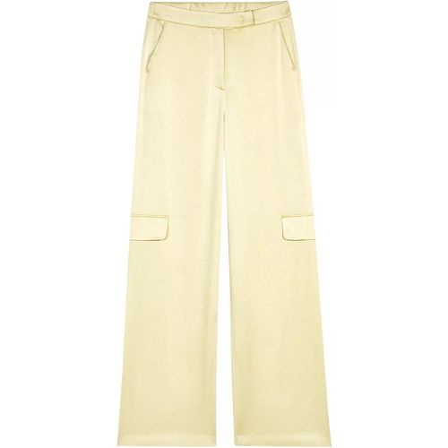Satin-Wideleg-Pants - Größe 36 - gelb - LUISA CERANO - Modalova