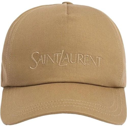 Caps & Mützen - Cotton Baseball Cap - Gr. 59 - in - für Damen - Saint Laurent - Modalova